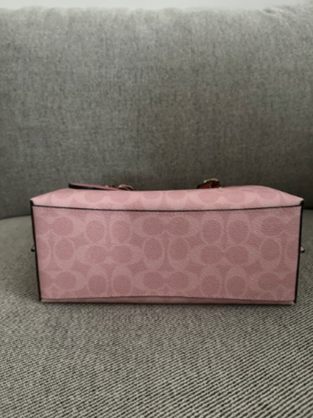 COACH Mollie Tote Bag 25 In Signature（CER24）Powder Pink - Picture 4 of 8